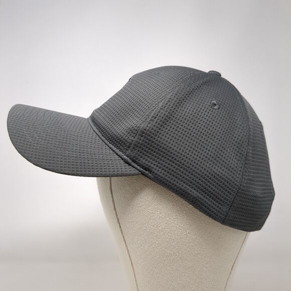 Mule Hide Strapback Hat Gray OSFA Adjustable Embroidered Continental - Picture 4 of 8